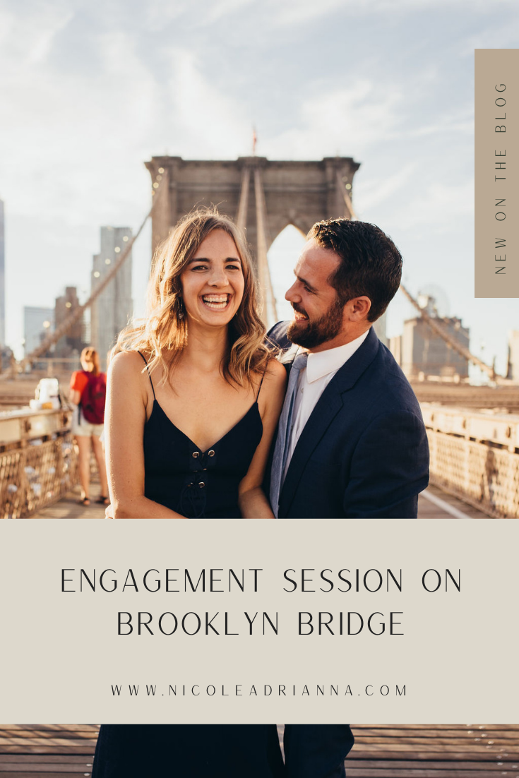 Brooklyn Bridge Engagement session and surprise proposal