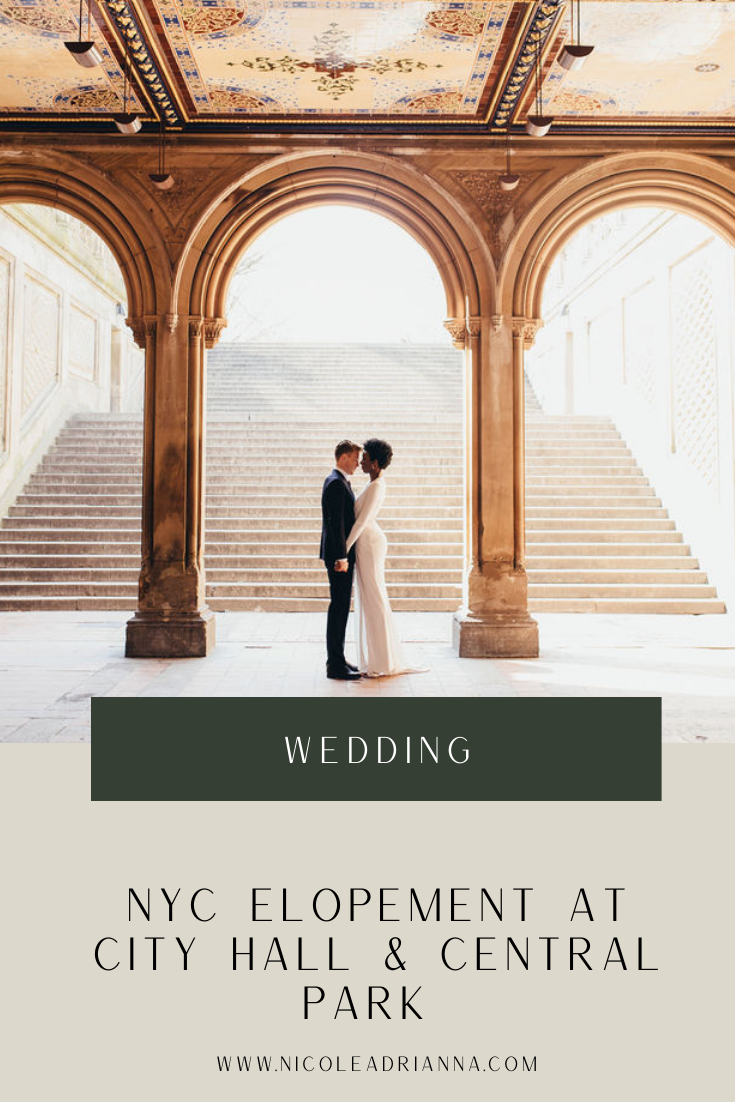 New York City Elopement at City Hall & Central Park