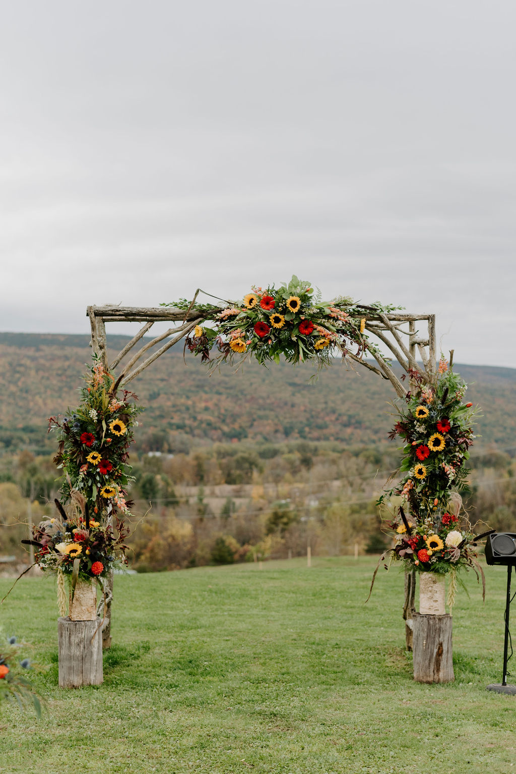 Beautiful Fall Wedding at Rustic Ridge View Farm