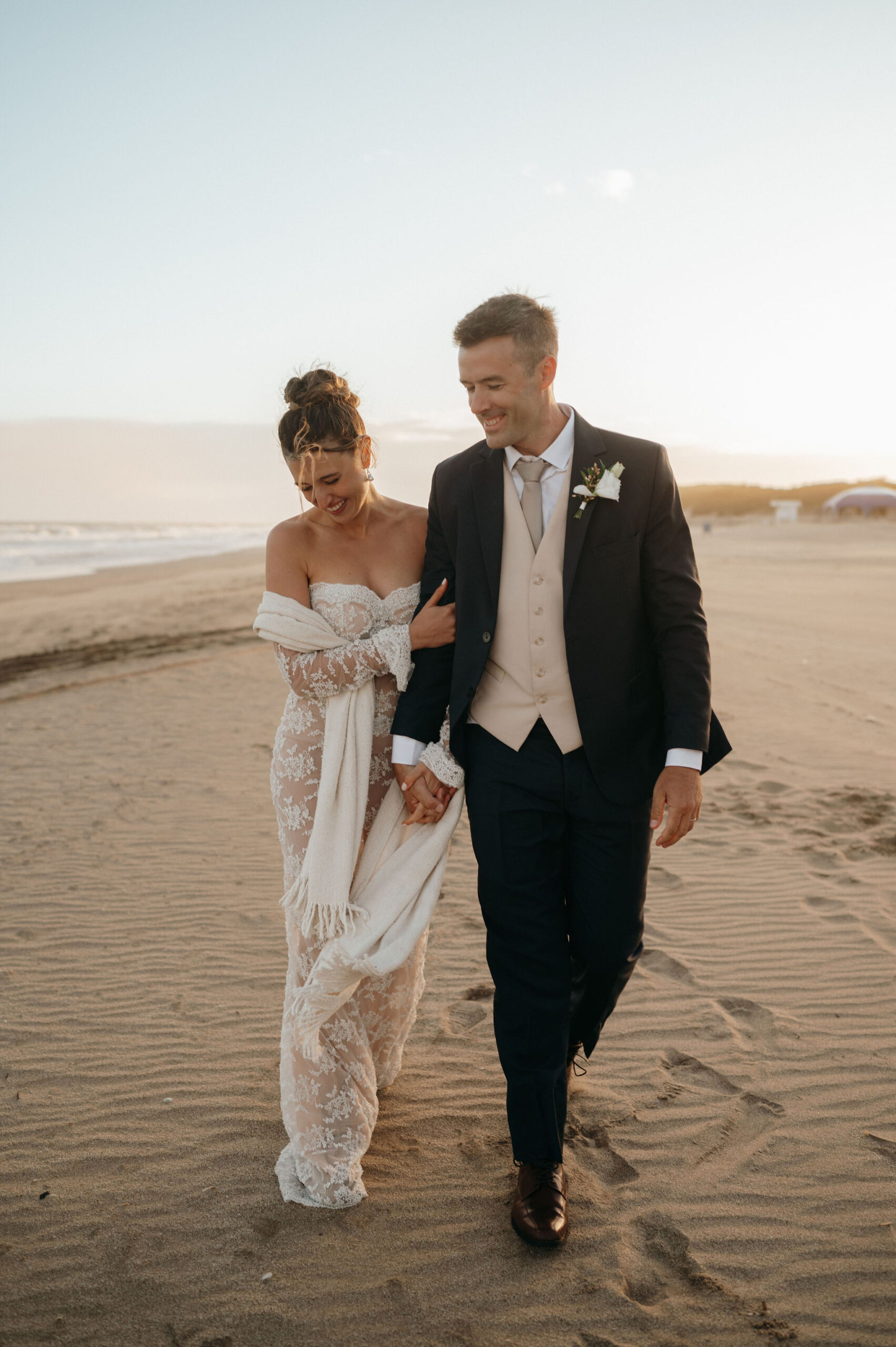 Destination beach wedding captured by Nicole Adrianna Photography.